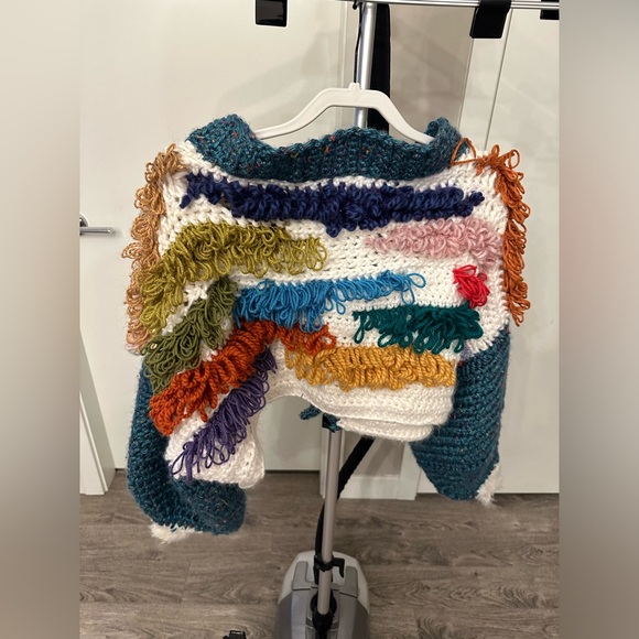 Handmade Cardigan heavy duty self designed - Picture 3 of 4